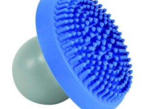 Trixie Shampoo- und Massagebürste - blau/grau