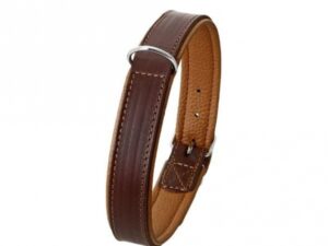 Karlie Rondo Halsband unterlegt - Braun - 27 mm / 62 cm