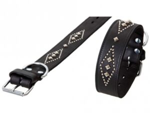 Karlie RONDO Halsband doubliert mit Ziernieten - 80cm/50mm