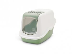 Savic Katzentoilette Nestor - weiß/grün