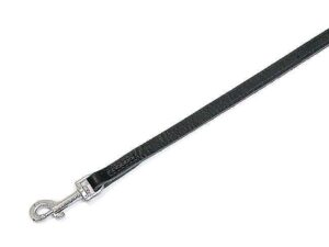 Karlie RONDO Leine genäht - Schwarz - 12 mm, 100 cm