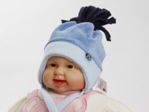 Wintermütze "Felix" hellblau Gr. 54/56