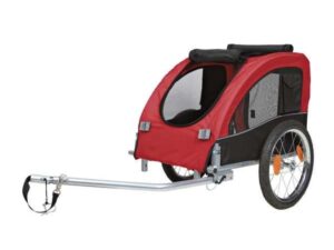 Trixie Fahrrad-Anhänger - rot/schwarz - M