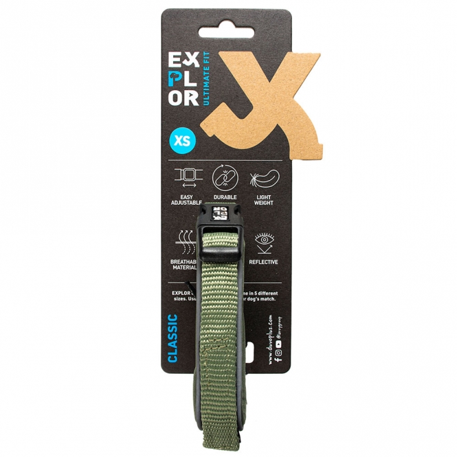 Duvoplus EXPLOR Ultimate Fit Comfy Halsband Classic - Undercover Green - L - 45-51cm – Bild 3