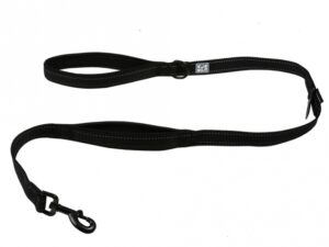 Duvoplus EXPLOR Ultimate Fit On-The-Road-Leine Fashion - granite black - 130cm - 16mm