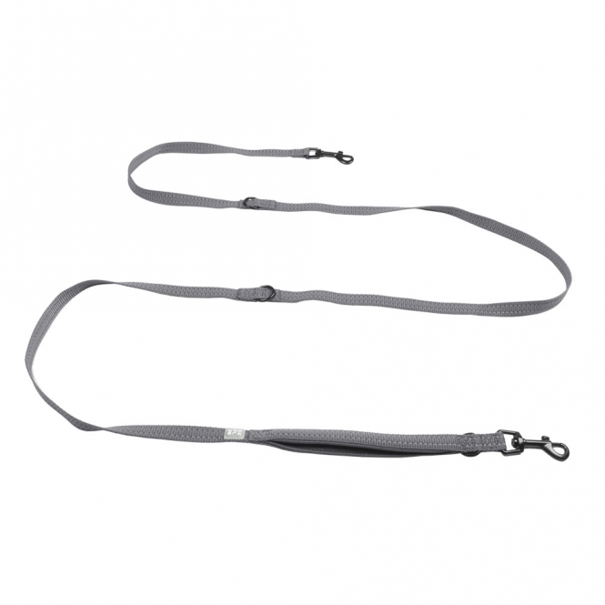 Duvoplus Trainingsleine EXPLOR Ultimate Fit Safety - Silver Reflective - 220cm - 16mm – Bild 3