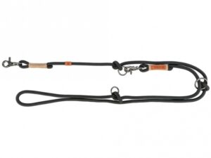 Trixie BE NORDIC Verlängerungsleine - 2 m - schwarz / L-XL