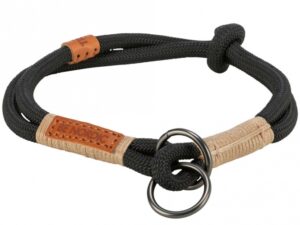 Trixie BE NORDIC Zug-Stopp-Halsband - schwarz - 55 cm