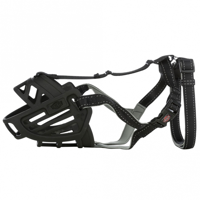 Trixie Maulkorb Muzzle Flex, Gummi - M-L – Bild 4