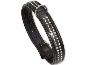 Karlie VINTAGE TIFFANY Halsband - Schwarz - 17 mm, 30 cm