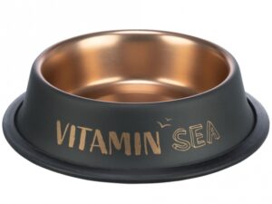 Trixie BE NORDIC Edelstahlnapf - schwarz/bronze - 0,45 l/ø 19 cm