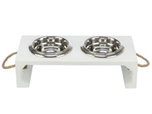 Trixie BE NORDIC Napf-Set, MDF/Edelstahl - 2 × 0,9 l