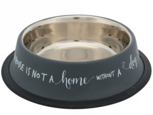 Trixie Edelstahlnapf Home für Hunde - 0,7 l/ø 21 cm