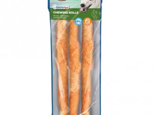 Trixie Denta Fun Chicken Chewing Rolls - 28cm/3 Stück
