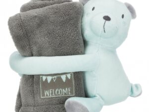 Trixie Junior Kuschel-Set - grau/mint