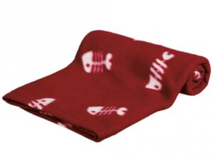 Trixie Fleecedecke Beany - bordeaux, 100 x 70 cm