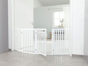 Trixie Hunde-Absperrgitter mit Tür, 4-teilig