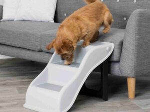 Trixie Treppe aus Kunststoff - hellgrau