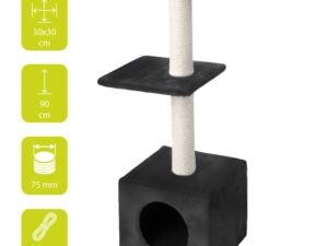 EBI Kratzbaum Classic Palazzo - schwarz