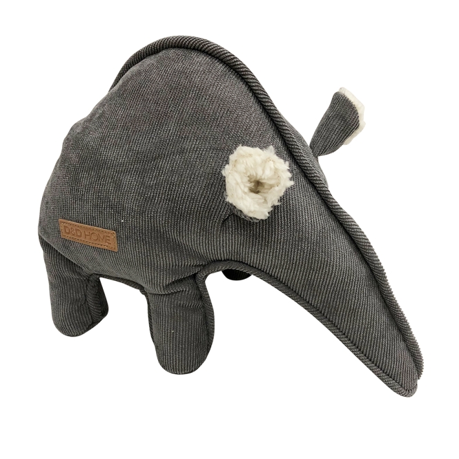 D&D Hundespielzeug Corduroy Liz - grau