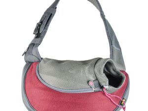 EBI Fronttasche Sarah Crazy Paws - Bordeaux - S - 25x15,5x43cm - max. 3kg