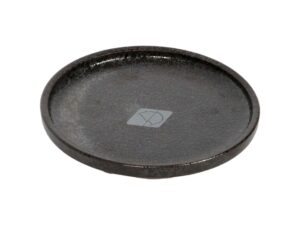 D&D flacher Katzennapf Jasper - black dots