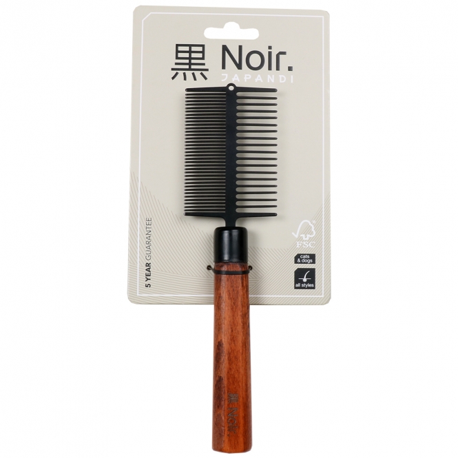 EBI Noir Japandi Entwirrungskamm - doppelseitig – Bild 6
