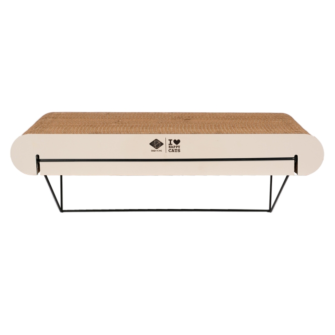 D&D Wandregal aus Pappe David - braun/beige - L - 60x29x24cm – Bild 4