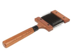 EBI Noir Japandi flexible Duo-Slickerbürste