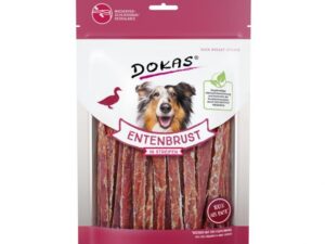 Dokas Dog Snack Entenbrust in Streifen 250g
