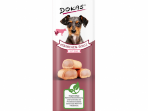 Dokas Dog Snack Hühnchen-Rolle mit Rind 10g