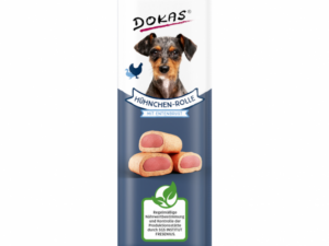 Dokas Dog Snack Hühnchen-Rolle mit Ente 10g