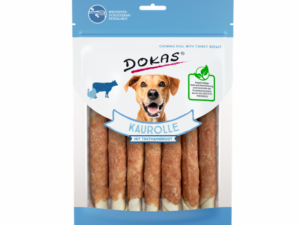 Dokas Dog Snack Kaurolle mit Truthahnbrust 190g