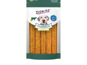 Dokas Dog Snack Churros mit Rinderleber, Süsskartoffel & Mehlwurm 150g