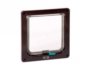 Karlie Flamingo Katzentür Porta 2-Wege-Verschluss - Braun