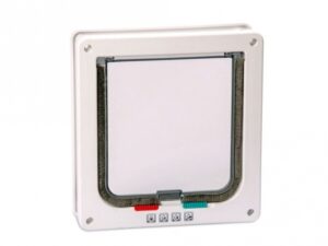 Karlie 4-Wege-Katzentür - weiß