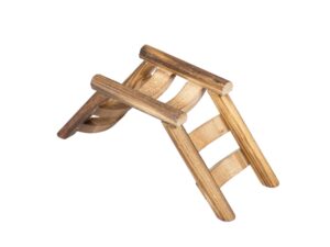 Duvoplus Nagerleiter aus geflammtem Holz