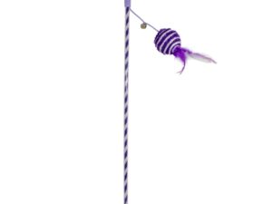 Duvoplus Cat Toy Spielangel Catchy Glitzerball - violett