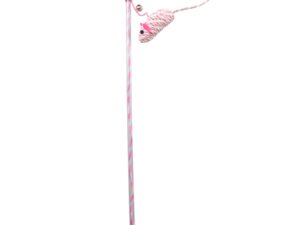 Duvoplus Cat Toy Spielangel Catchy Papiermaus - rosa