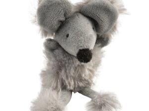 Duvoplus Cat Toy Cushy Maus mit großen Ohren - grau
