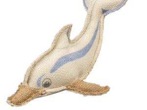 Duvoplus Hundespielzeug Canvas Delfin