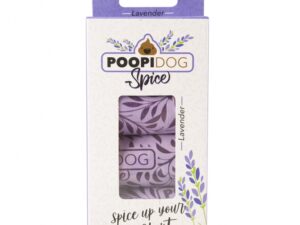 Poopidog Hundekotbeutel spice lavendel violett - 4 x 15 Stück