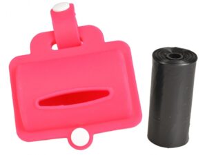 Duvoplus Hundekotbeutelspender Silikon - rosa