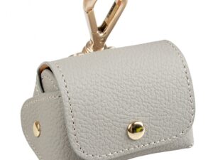 Duvoplus Hundekotbeutelspender Kunstleder - grau