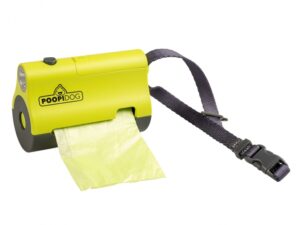 Poopidog Hundekotbeutelspender mit LED - limone