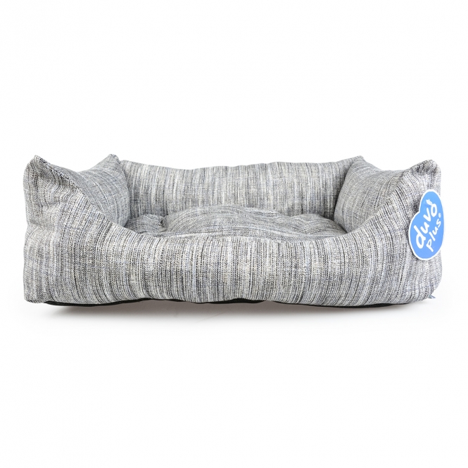 Duvo Hundebett Cliff rechteckig - grau - 70 x 60 x 18 cm – Bild 3