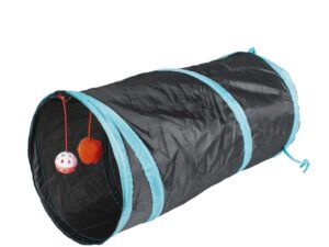 Duvoplus Spieltunnel blau/schwarz - 50 x 25cm