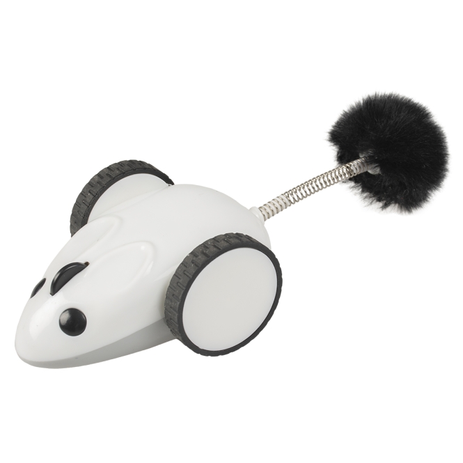 Duvoplus Cat Toy Race 'n chase Maus - weiß – Bild 4