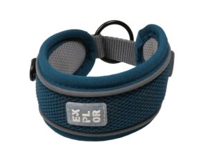 Duvoplus EXPLOR Ultimate Fit Control Halsband Classic - petrol blue - XL - 52-61cm