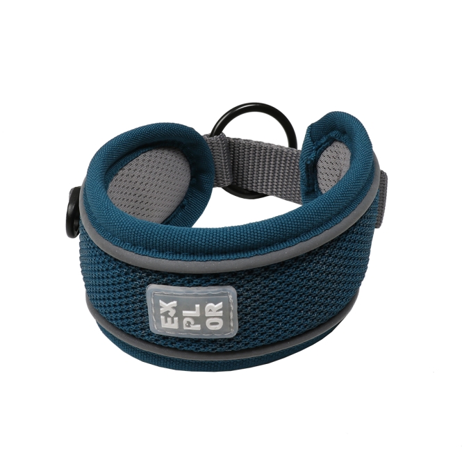 Duvoplus EXPLOR Ultimate Fit Control Halsband Classic - petrol blue - S - 34-38cm – Bild 3
